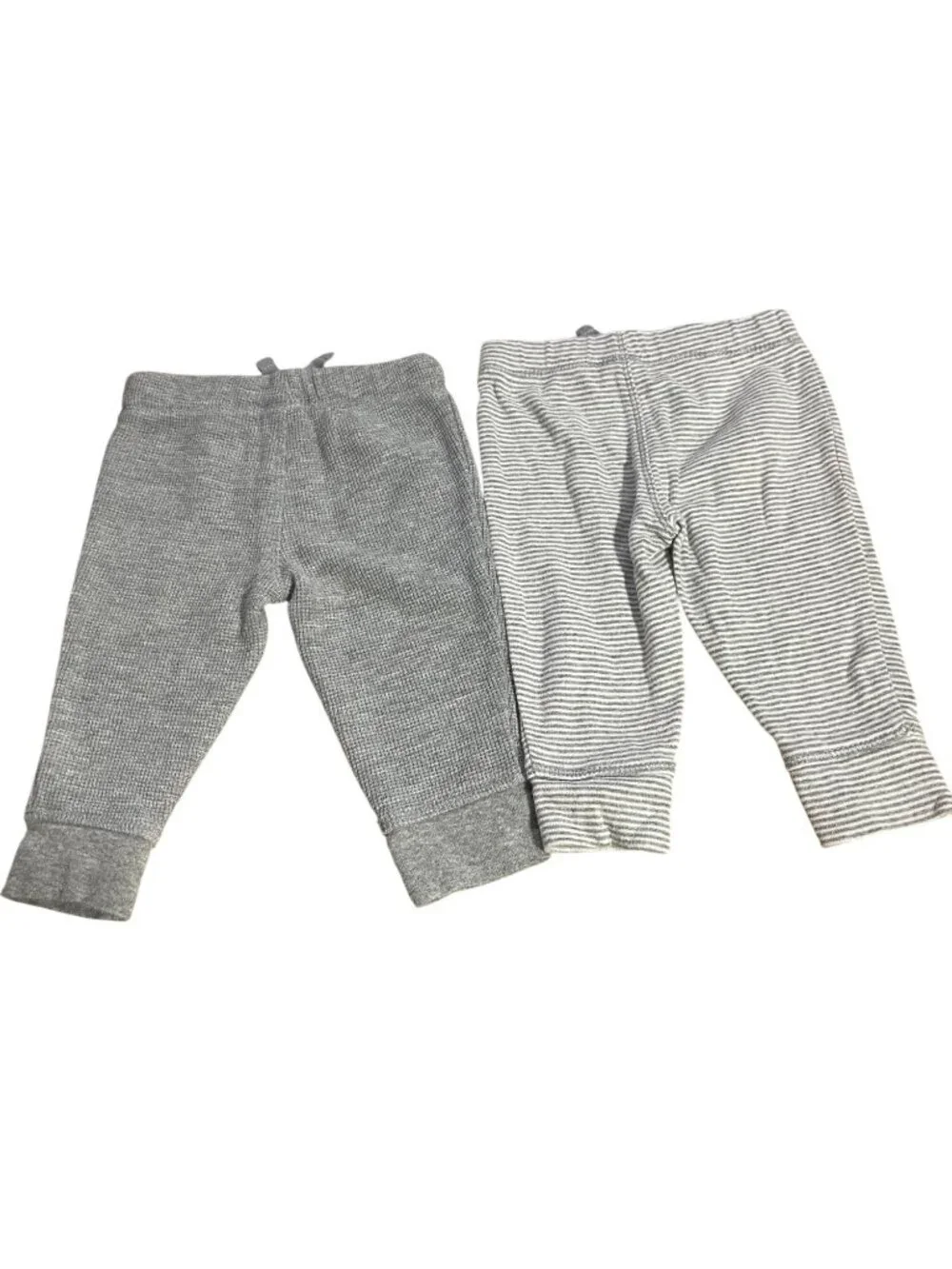 Carters Baby Pants Bundle 4-Pack 3M Cotton Blend Blue & Gray Joggers & Leggings